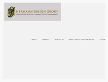 Tablet Screenshot of hermanndesigngroup.com